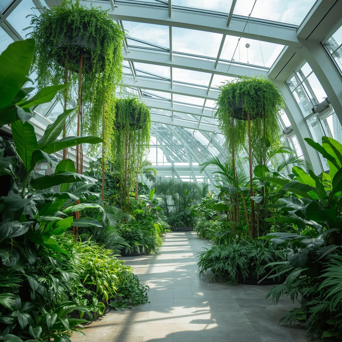 Monstera deliciosa i kontorsmiljö